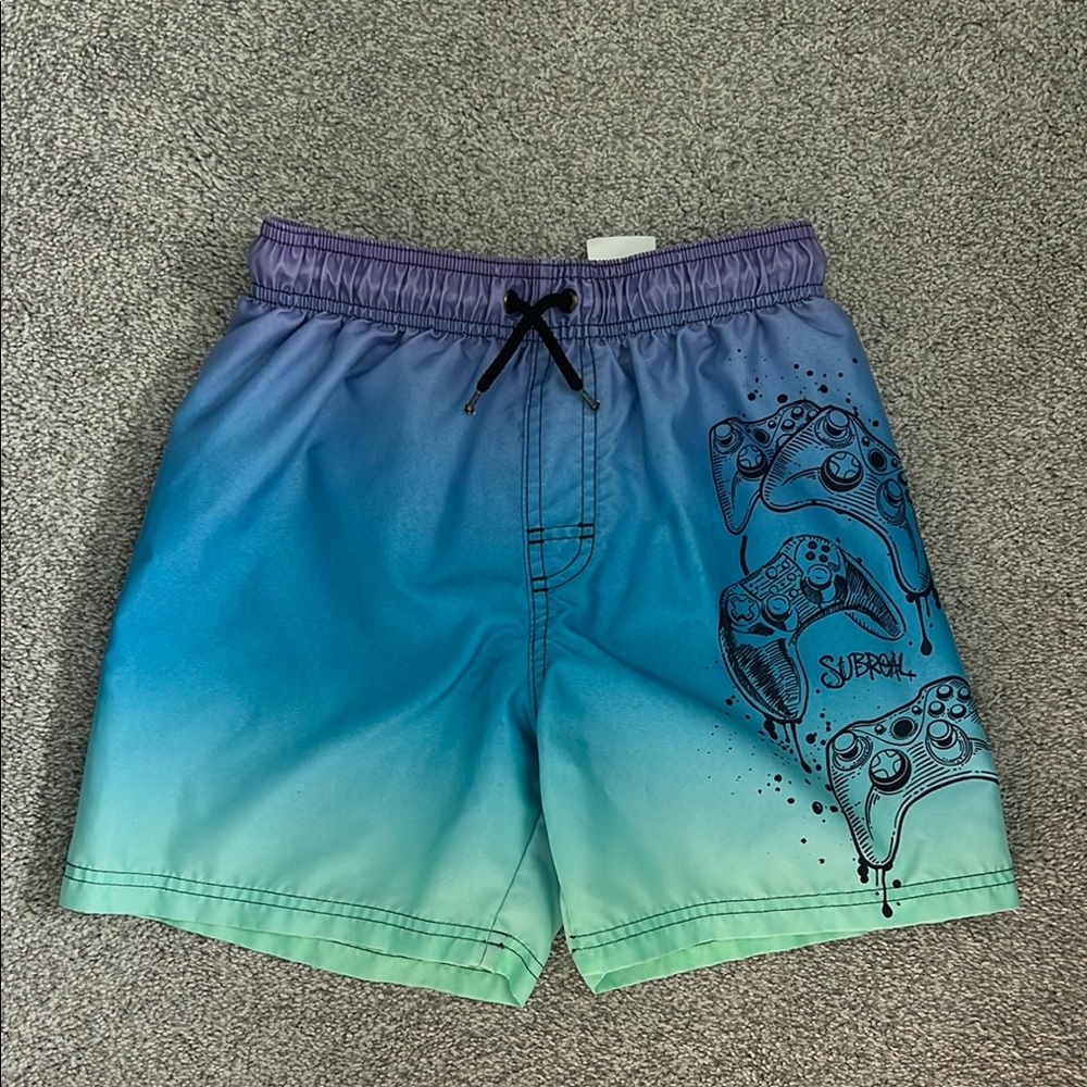 H&M Kids Swim Trunks - Blue and Green